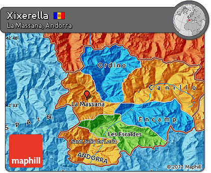 Political Map of Xixerella