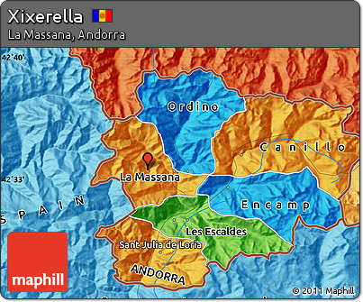 Political Map of Xixerella