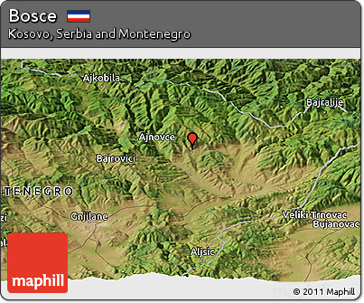 Satellite Panoramic Map of Bosce