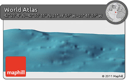 Satellite Panoramic Map of the Area around 42° 35' 40" N, 21° 10' 29" W