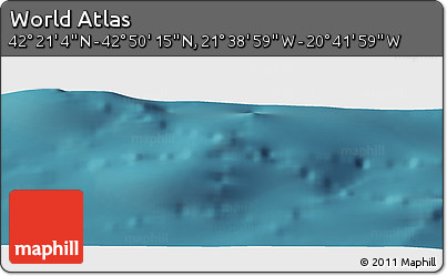 Satellite Panoramic Map of the Area around 42° 35' 40" N, 21° 10' 29" W