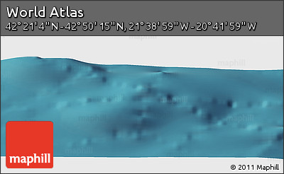 Satellite Panoramic Map of the Area around 42° 35' 40" N, 21° 10' 29" W