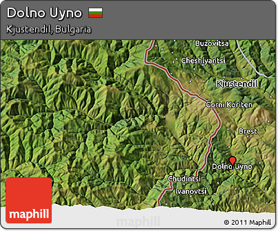 Satellite 3D Map of Dolno Uyno