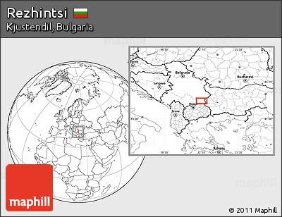 Blank Location Map of Rezhintsi