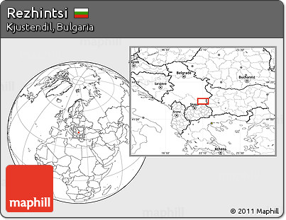 Blank Location Map of Rezhintsi
