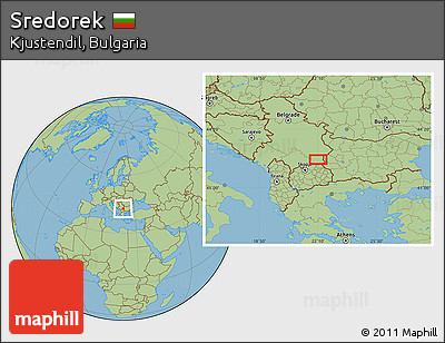 Savanna Style Location Map of Sredorek