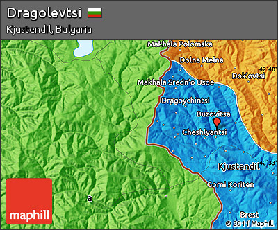 Political Map of Dragolevtsi