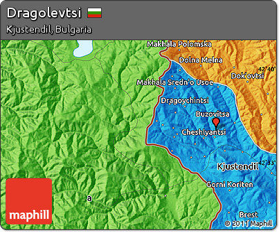 Political Map of Dragolevtsi