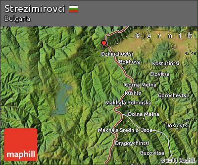 Satellite Map of Strezimirovci