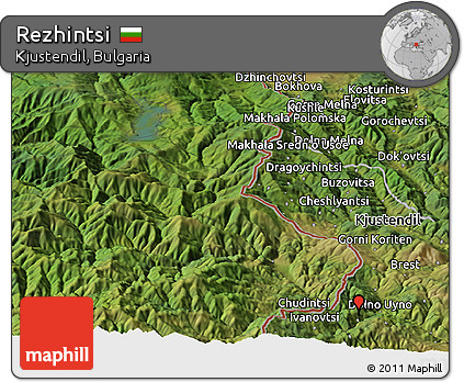 Satellite Panoramic Map of Rezhintsi