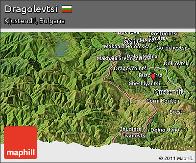 Satellite Panoramic Map of Dragolevtsi