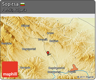 Physical 3D Map of Sopitsa