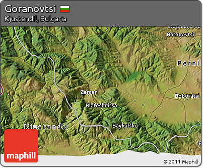 Satellite 3D Map of Goranovtsi