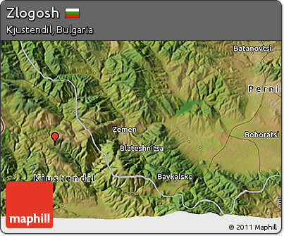 Satellite 3D Map of Zlogosh