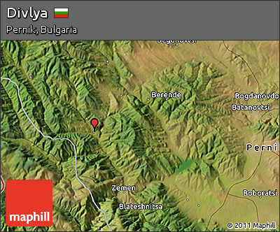 Satellite 3D Map of Divlya