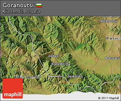 Satellite 3D Map of Goranovtsi