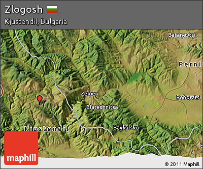 Satellite 3D Map of Zlogosh