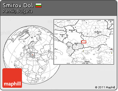 Blank Location Map of Smirov Dol
