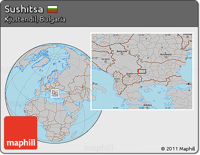 Gray Location Map of Sushitsa