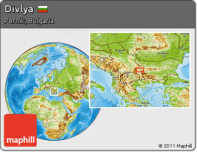 Physical Location Map of Divlya