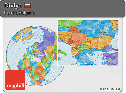 Political Location Map of Divlya