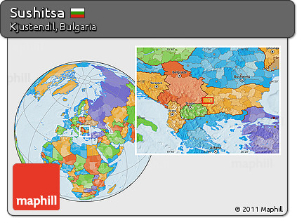 Political Location Map of Sushitsa