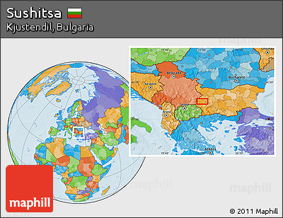 Political Location Map of Sushitsa