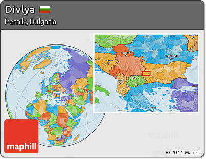 Political Location Map of Divlya