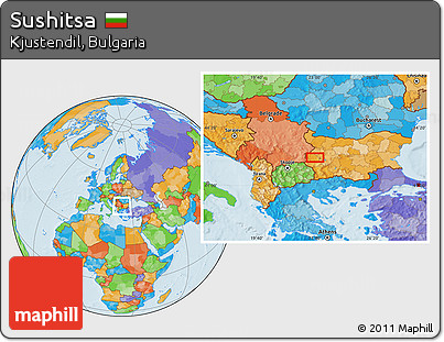 Political Location Map of Sushitsa