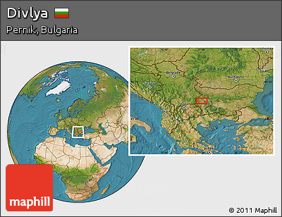 Satellite Location Map of Divlya