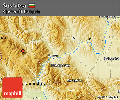 Physical Map of Sushitsa