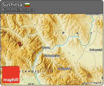 Physical Map of Sushitsa