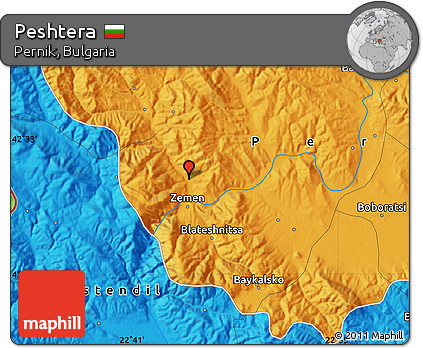 Political Map of Peshtera