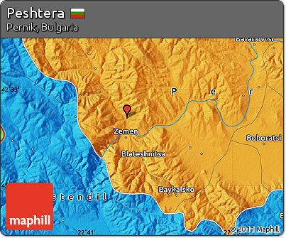 Political Map of Peshtera