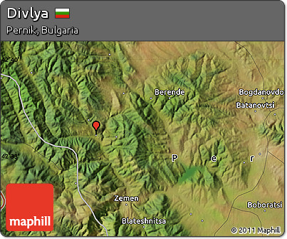 Satellite Map of Divlya