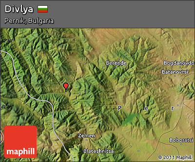 Satellite Map of Divlya
