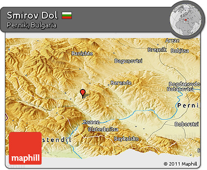 Physical Panoramic Map of Smirov Dol