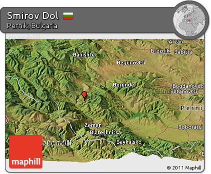Satellite Panoramic Map of Smirov Dol