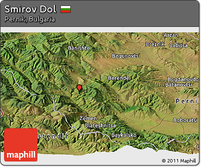 Satellite Panoramic Map of Smirov Dol