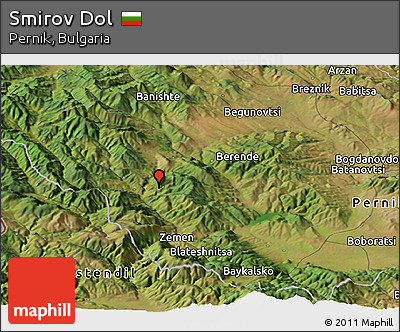 Satellite Panoramic Map of Smirov Dol