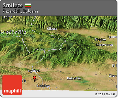 Satellite Panoramic Map of Smilets