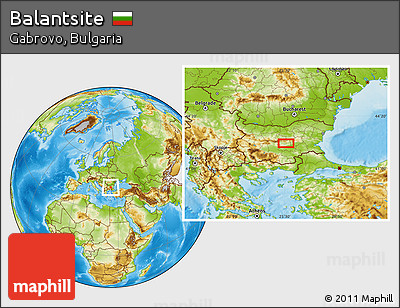 Physical Location Map of Balantsite