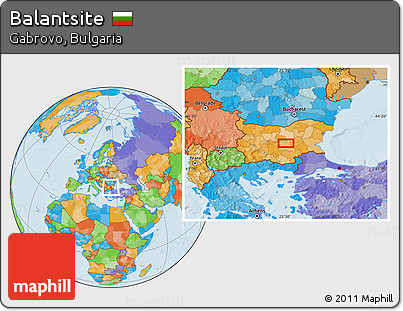 Political Location Map of Balantsite