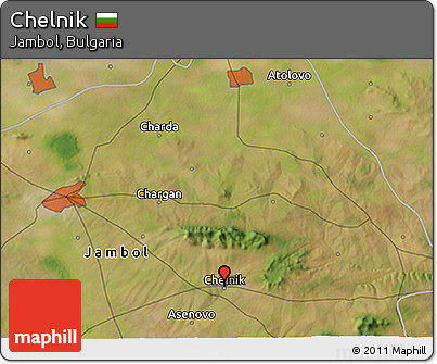 Satellite 3D Map of Chelnik
