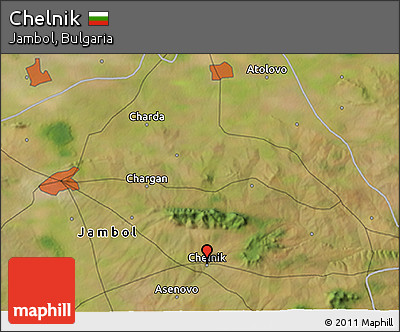Satellite 3D Map of Chelnik