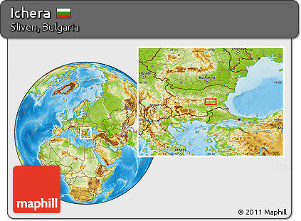 Physical Location Map of Ichera