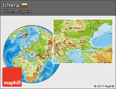 Physical Location Map of Ichera