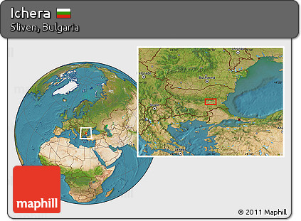 Satellite Location Map of Ichera