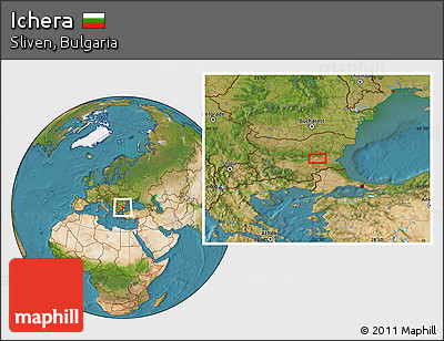 Satellite Location Map of Ichera