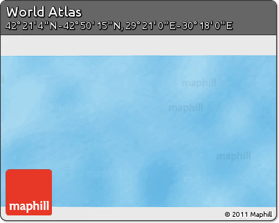 Physical 3D Map of the Area around 42° 35' 40" N, 29° 49' 30" E